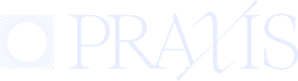 Praxis Nation wordmark with flag logo